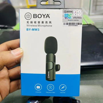 🎤 BOYA Single Mic – Crystal Clear Voice Recording