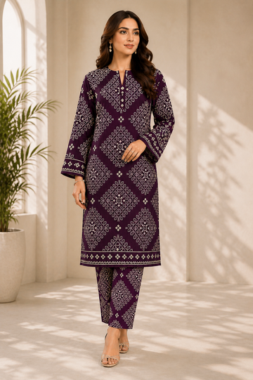 2 Piece Unstitched Suit for Women – Premium Fabric