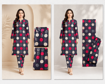 Luxury 2 Piece Unstitched Suit – Trendy & Comfortable