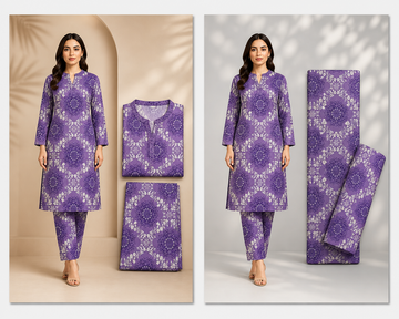 Premium Quality 2 Piece Unstitched Suit – Shop Now