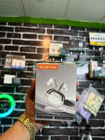 TLTM-TW09 Bluetooth Earbuds | High Quality TWS Earphones with Deep Bass & Smart Touch Control