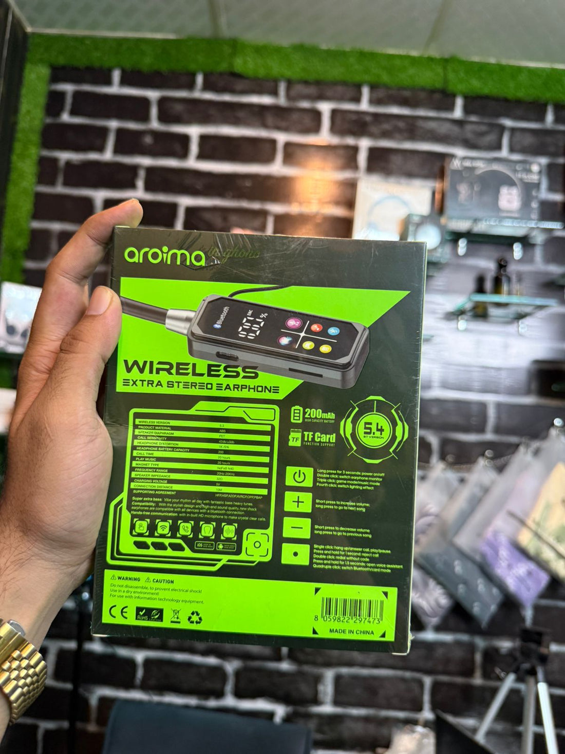 Oraimo M-36 Neckband Wireless Earphones | Bluetooth Sports Neckband with Deep Bass & Long Battery Life
